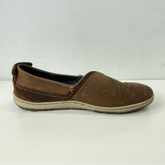 Merrell Ashland Slip on Shoes Women’s Brown Sugar Leather Loafers Size 10 - Picture 6 of 8